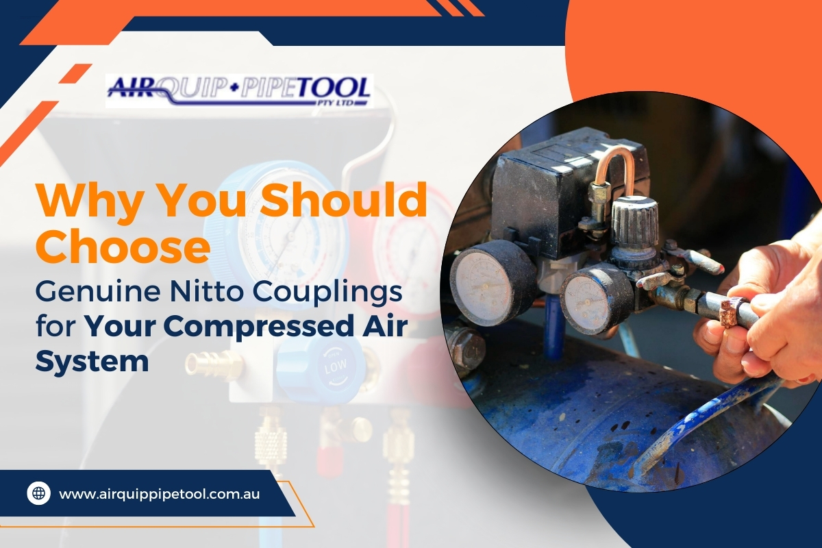 Airquip and Pipetool Pty Ltd - Genuine Nitto Couplings for Your Compressed Air System